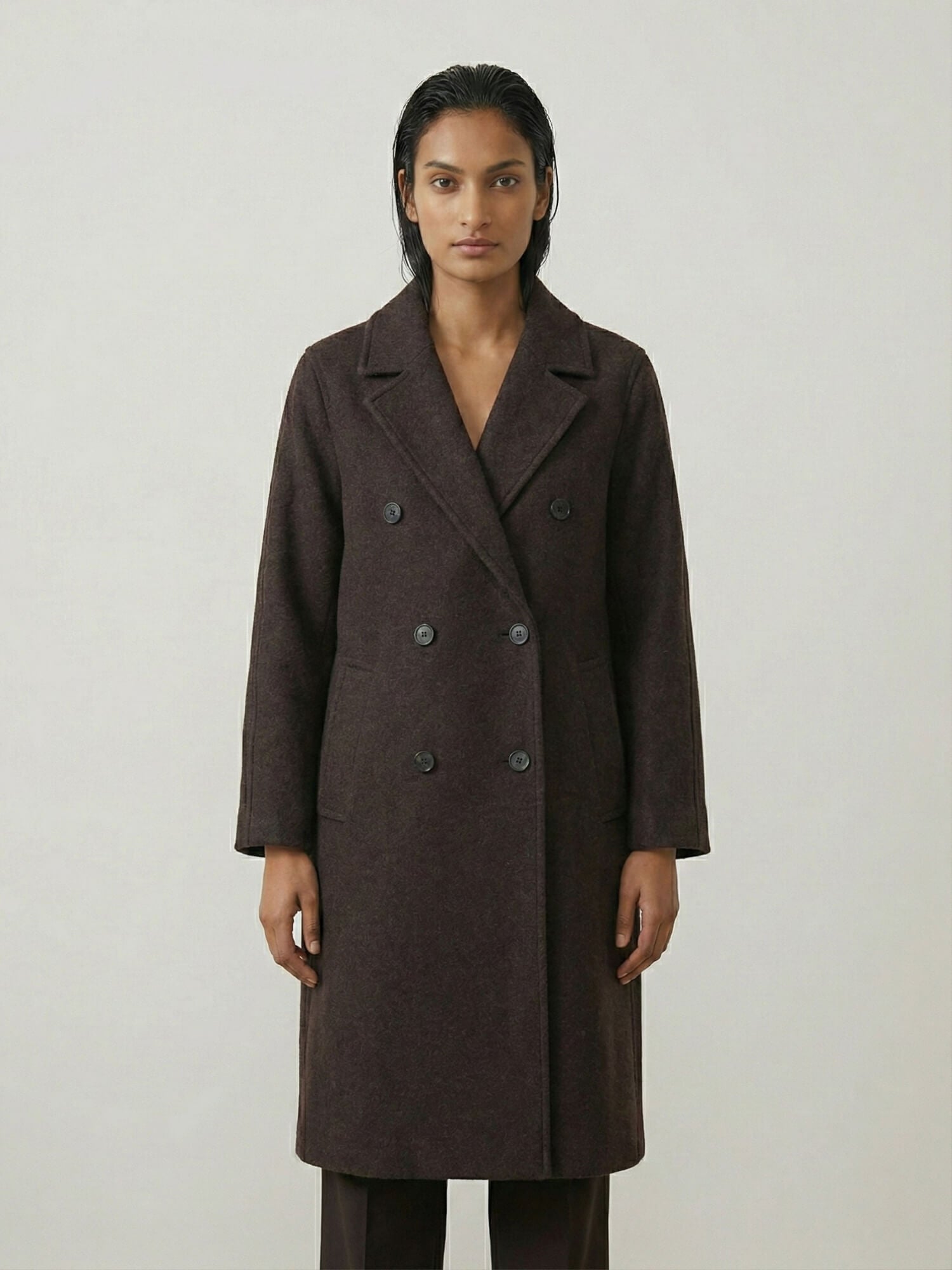 Minimalist Wool Coat