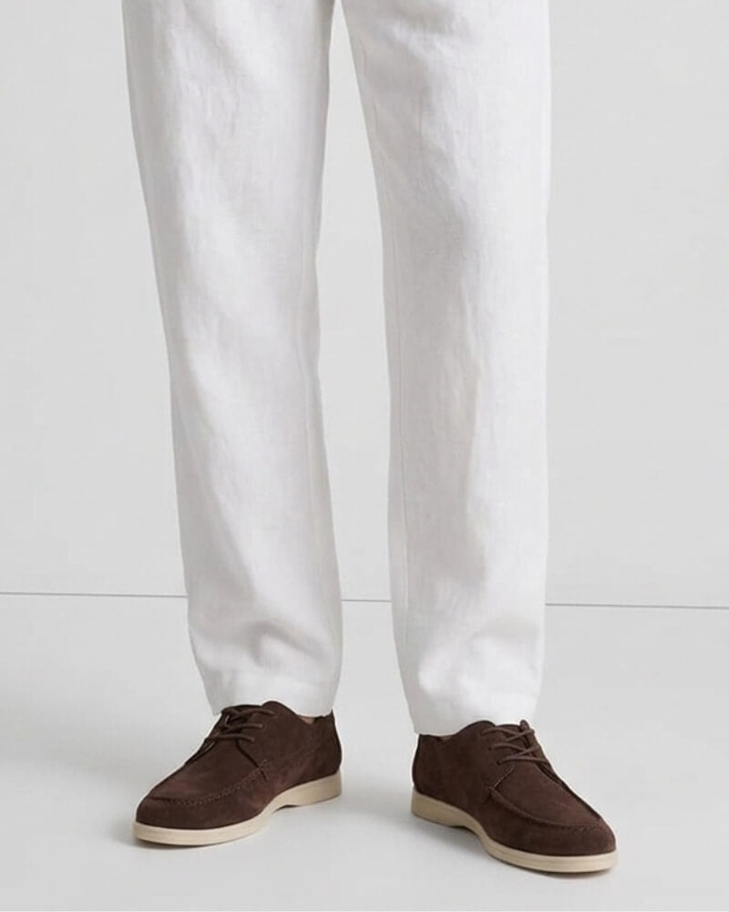 Classic Suede Lace Loafers